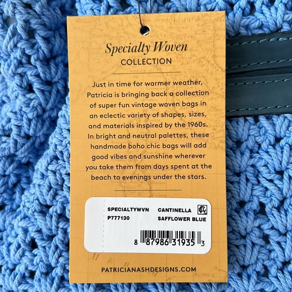 Patricia Nash Cantinella Crochet Bag w/ Matching Coin Pouch & Key Ring - Picture 14 of 14